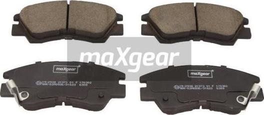 Maxgear 19-2938 - Brake Pad Set, disc brake car-mod.net