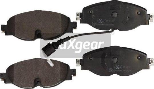 Maxgear 19-2143 - Brake Pad Set, disc brake car-mod.net
