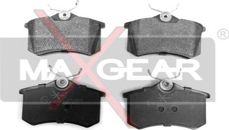 Maxgear 19-0428 - Brake Pad Set, disc brake car-mod.net