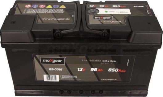 Maxgear 85-0016 - Starter Battery car-mod.net