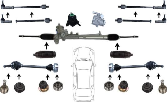 Maxgear MAX01K - Steering car-mod.net