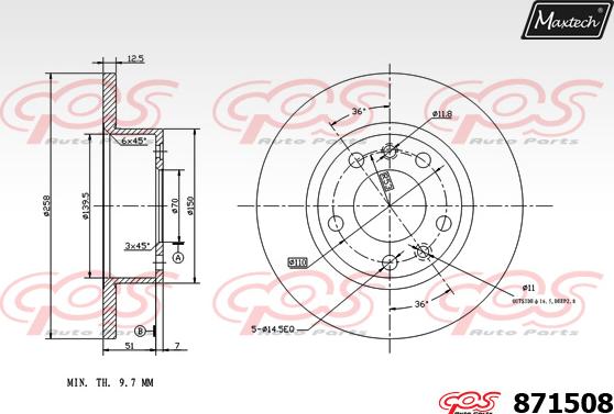Maxtech 5271010 - Steering Knuckle, wheel suspension car-mod.net