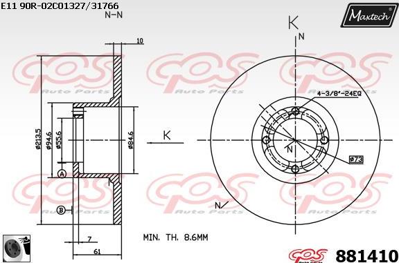 Maxtech 5271038 - Steering Knuckle, wheel suspension car-mod.net