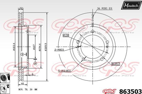 Maxtech 5271032 - Steering Knuckle, wheel suspension car-mod.net