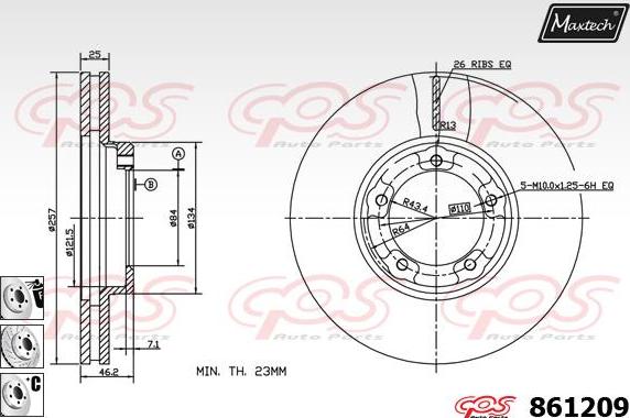 Maxtech 70160007 - Guide Sleeve Kit, brake caliper car-mod.net