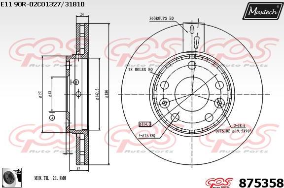 Maxtech 72940004 - Piston, brake caliper car-mod.net