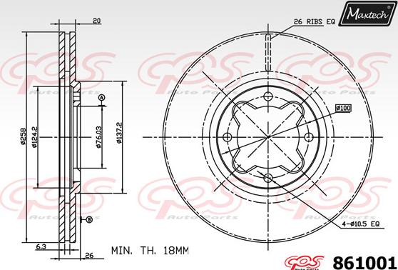 Maxtech 72948032 - Piston, brake caliper car-mod.net