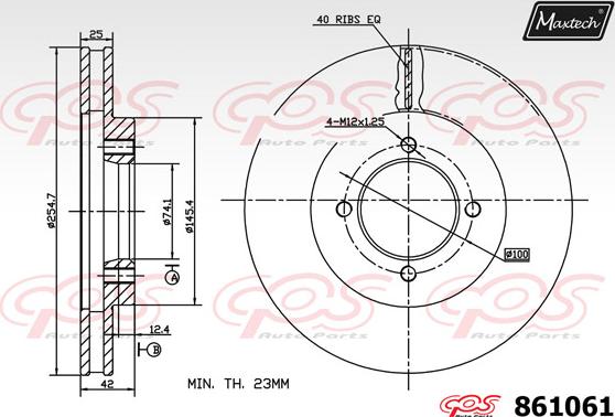 Maxtech 72938029 - Piston, brake caliper car-mod.net