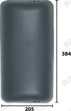 MCS 331215141 - Outside Mirror, driver cab car-mod.net