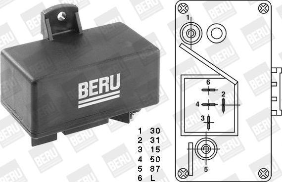 MDR BER-GR065 - Relay, glow plug system car-mod.net