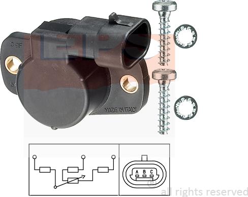 MDR EPS-1995 093 - Throttle position sensor car-mod.net