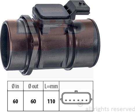 MDR EPS-1991 388 - Air Mass Sensor car-mod.net