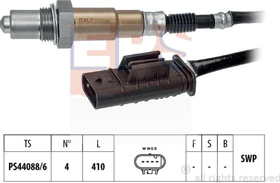 MDR EPS-1998 495 - Oxygen, Lambda Sensor car-mod.net