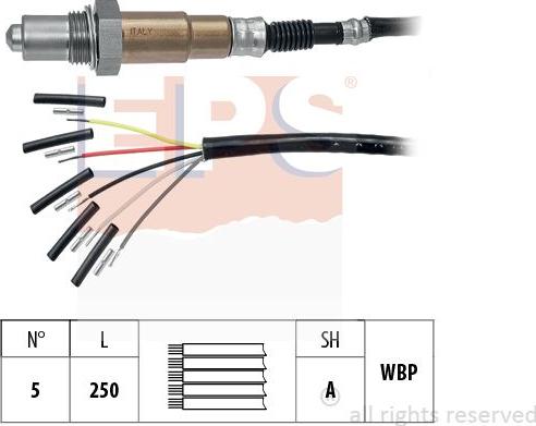 MDR EPS-1998 560 - Oxygen, Lambda Sensor car-mod.net