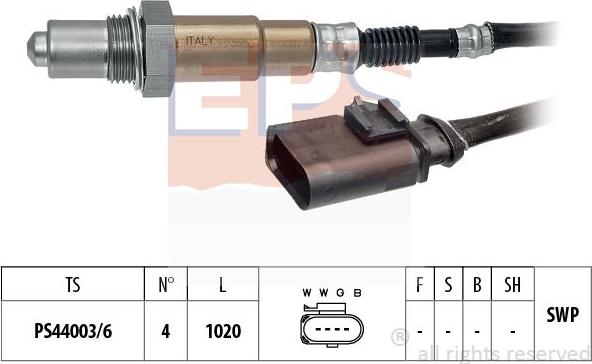 MDR EPS-1998 507 - Oxygen, Lambda Sensor car-mod.net