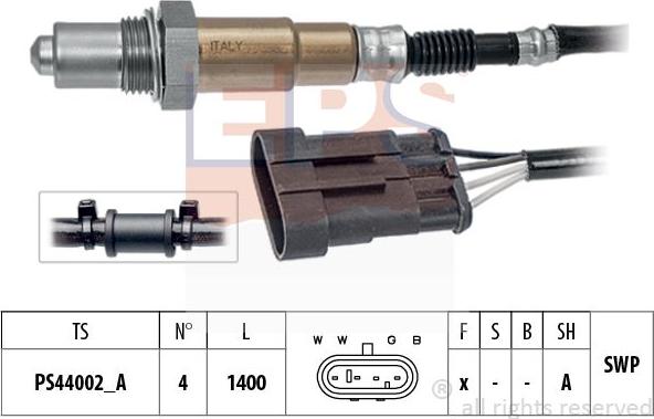 MDR EPS-1998 533 - Oxygen, Lambda Sensor car-mod.net