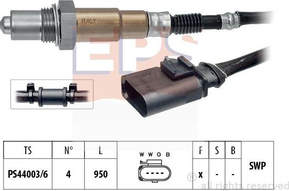 MDR EPS-1998 532 - Oxygen, Lambda Sensor car-mod.net