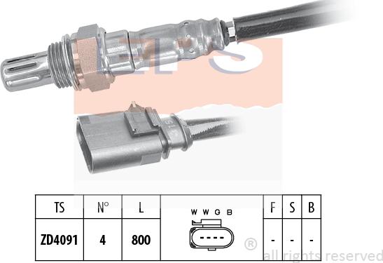 MDR EPS-1998 199 - Oxygen, Lambda Sensor car-mod.net