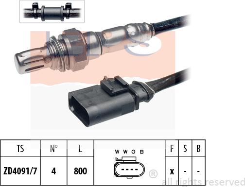 MDR EPS-1998 354 - Oxygen, Lambda Sensor car-mod.net