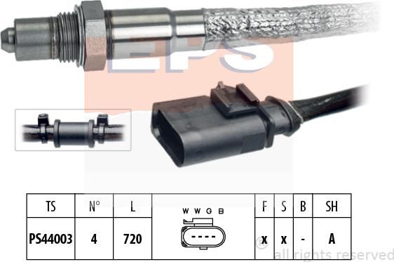 MDR EPS-1998 244 - Oxygen, Lambda Sensor car-mod.net
