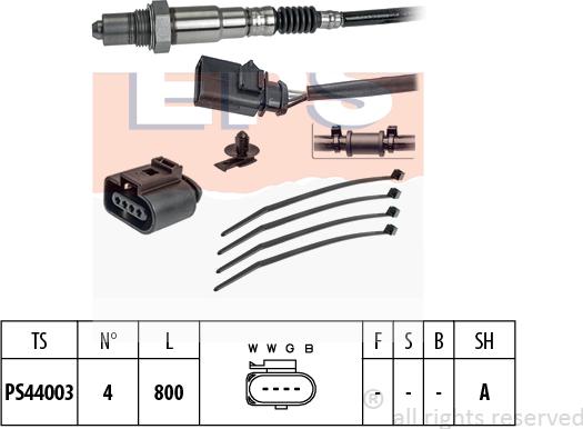 MDR EPS-1998 243 - Oxygen, Lambda Sensor car-mod.net