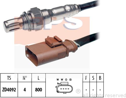 MDR EPS-1998 228 - Oxygen, Lambda Sensor car-mod.net