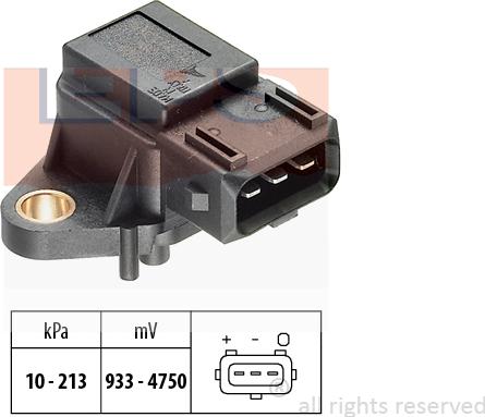 MDR EPS-1993 009 - Sensor, boost pressure car-mod.net
