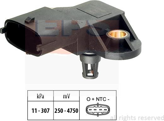 MDR EPS-1993 082 - Pressure Sensor, brake booster car-mod.net