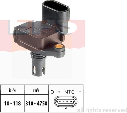 MDR EPS-1993 087 - Sensor, boost pressure car-mod.net