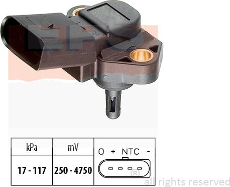 MDR EPS-1993 071 - Air Pressure Sensor, height adaptation car-mod.net
