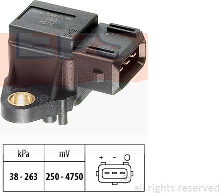 MDR EPS-1993 104 - Sensor, boost pressure car-mod.net