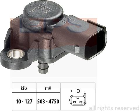 MDR EPS-1993 106 - Sensor, boost pressure car-mod.net