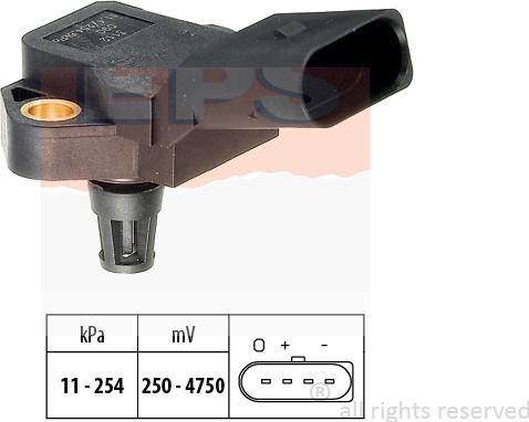 MDR EPS-1993 112 - Pressure Sensor, brake booster car-mod.net
