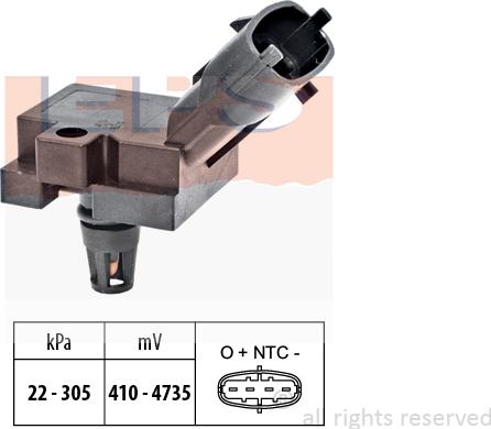 MDR EPS-1993 186 - Exhaust pressure Sensor car-mod.net