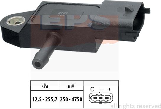 MDR EPS-1993 122 - Sensor, boost pressure car-mod.net