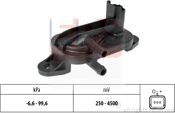 MDR EPS-1993 316 - Exhaust pressure Sensor car-mod.net