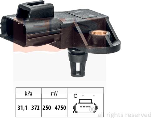 MDR EPS-1993 250 - Sensor, boost pressure car-mod.net