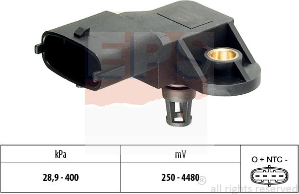 MDR EPS-1993 206 - Air Pressure Sensor, height adaptation car-mod.net