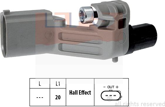 MDR EPS-1953 598 - Crankshaft position sensor, RPM car-mod.net