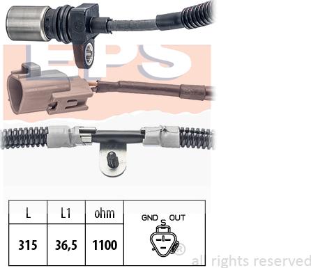 MDR EPS-1953 502 - Crankshaft position sensor, RPM car-mod.net
