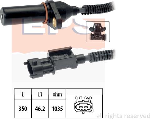 MDR EPS-1953 571 - Crankshaft position sensor, RPM car-mod.net