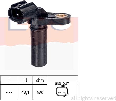 MDR EPS-1953 636 - RPM Sensor of AT, automatic transmission car-mod.net