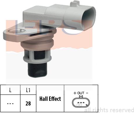 MDR EPS-1953 626 - Camshaft position Sensor car-mod.net