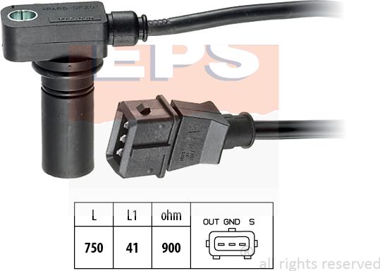 MDR EPS-1953 066 - Crankshaft position sensor, RPM car-mod.net