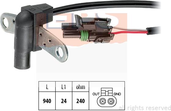 MDR EPS-1953 010 - Crankshaft position sensor, RPM car-mod.net
