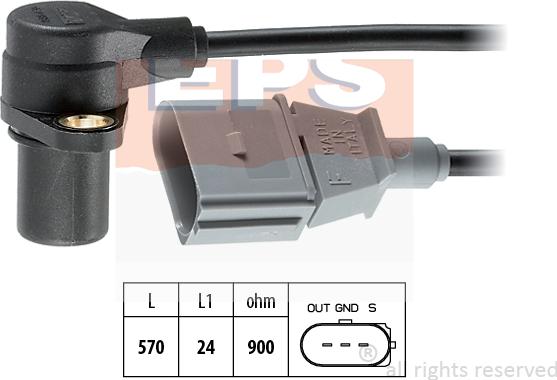 MDR EPS-1953 172 - Crankshaft position sensor, RPM car-mod.net