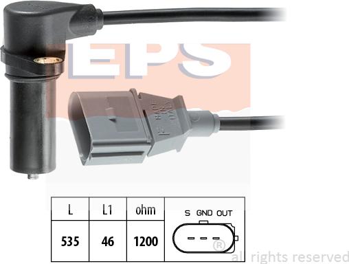 MDR EPS-1953 391 - Crankshaft position sensor, RPM car-mod.net