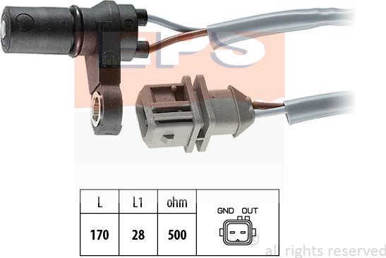 MDR EPS-1953 392 - RPM Sensor of AT, automatic transmission car-mod.net