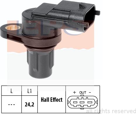 MDR EPS-1953 361 - Camshaft position Sensor car-mod.net