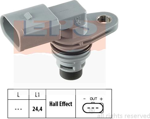 MDR EPS-1953 368 - Camshaft position Sensor car-mod.net